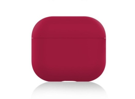  Силиконовый чехол для AirPods 3 малиновый