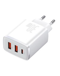 Сетевое зар. устр. Baseus Super Si Quick Charger 2USB/1C 30W EU CCXJ-E02 белое
