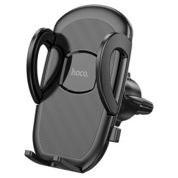 Держатель в автомобиль в воздуховод Hoco H8 с зажимом черный