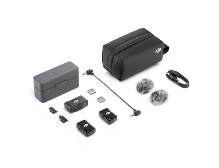  Dji Mic 2 Wireless Microphone (2TX+1RX+Charging Case)