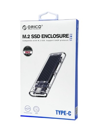  Внешний корпус для SSD M2 Orico TCM2-C3 10Gbps USB-C Синий