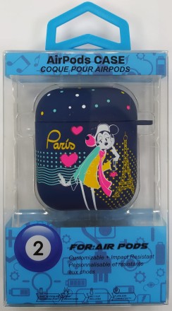  Силиконовый светящийся в темноте чехол для AirPods 1/2 Luxo Kaws рисунок №12