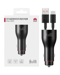 Автомобильное заряд. устр. Huawei P0006 с шнуром Type-C 2USB 6A 66W черное