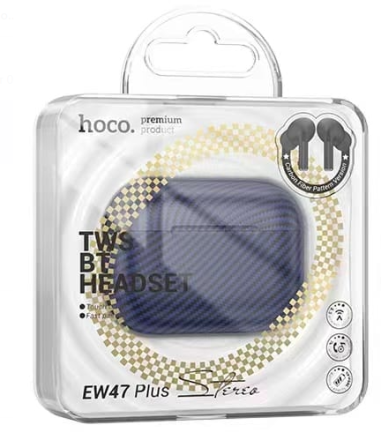  Беспроводные наушники TWS Hoco EW47 Plus BT5.3/40mAh (350mAh)/7ч синие