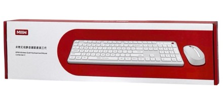  Клавиатура и мышь MIIIW Wireless Keyboard and Mouse Combo Gen 3 MW24PB03 белый