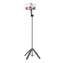 Монопод с пультом ДУ Hoco K18 BT4.0/4.5"-7"/97см черный