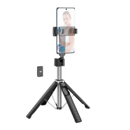 Монопод с пультом ДУ Hoco K18 BT4.0/4.5"-7"/97см черный