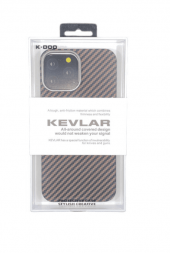 Накладка для i-Phone 13 Pro Max K-Doo Kevlar пластик бронзовая