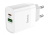  Сетевое зар. устр. Hoco C80A Plus с шнуром Type-C на Type-C 1USB/1С PD3.0/QC3.0 20W/18W белое