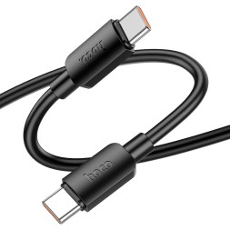 Usb Кабель-зарядка Type-C на Type-C Hoco X96 100W 5A 1м черный
