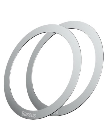  Магнитное кольцо Baseus Halo Magnetic для смартфонов (2шт.) (PCCH000012) серебристое