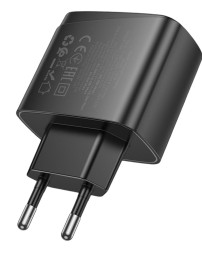 Сетевое зар. устр. Hoco CS63A 1USB/1C 65W черное