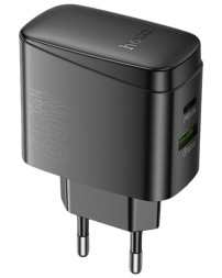 Сетевое зар. устр. Hoco CS63A 1USB/1C 65W черное