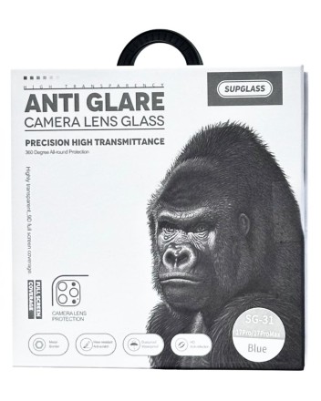  Защитное стекло для задней камеры Supglass SG-31 iPhone 17 Pro/17 Pro Max 3pcs синее