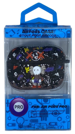  Силиконовый светящийся в темноте чехол для AirPods Pro Luxo Kaws рисунок №56