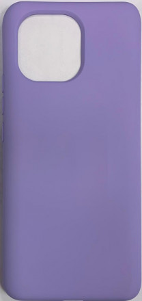  Накладка для Xiaomi Mi 11 Silicone cover без логотипа лаванда