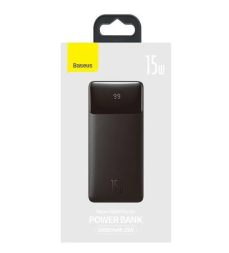 Powerbank Baseus Bipow Digital Display 15W 30000mAh (PPDML-K01) черный