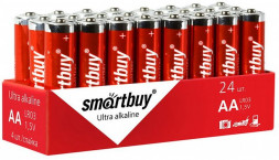 Батарейка алкалиновая Smartbuy LR6/4S (24/480)  (SBBA-2A24S)