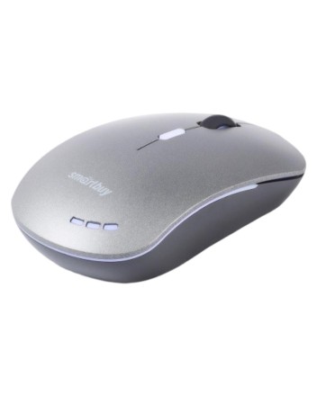  Мышь проводная беззвучная с подсветкой Smartbuy 288-G серый металлик (SBM-288-G)