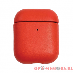 Кожаный чехол для AirPods 3 K-DOO LuxCraft+ красный