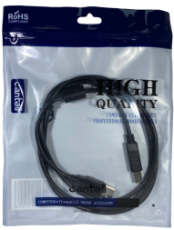 Кабель для принтера Cantell 1.5м черный