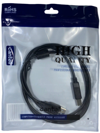  Кабель для принтера Cantell 1.5м черный