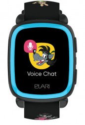 Детские часы Elari KidPhone &lt;Ну погоди&gt; черно-голубые