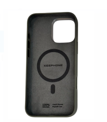 Накладка для i-Phone 16 Pro Keephone Rosana MagSnap серый