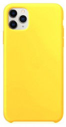 Чехол-накладка  iPhone 11 Pro Silicone icase  №04 желтая