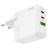  Сетевое зар. устр. Hoco C115A 1USB/2C 65W белое