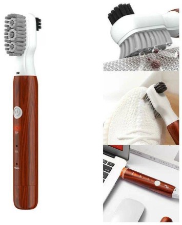  Щетка для обуви Sonic vibration shoe brush+спрей для чистки