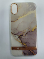 Накладка для i-Phone X силиконовая разные рисунки