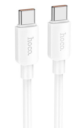  Usb Кабель-зарядка Type-C на Type-C Hoco X96 100W 5A 1м белый