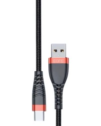 Usb Кабель-зарядка Type-C EOFE AC31 2.4A 1м черный