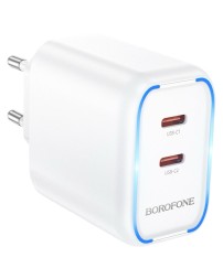Сетевое зар. устр. Borofone BA90A 2C 45W белое