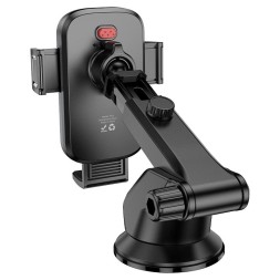 Держатель в автомобиль на торпеду Hoco H79 с зажимом черный