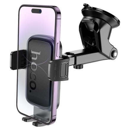  Держатель в автомобиль на торпеду Hoco H79 с зажимом черный