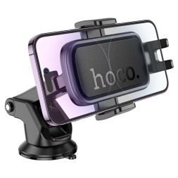 Держатель в автомобиль на торпеду Hoco H79 с зажимом черный