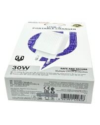 Сетевое зар. устр. Borofone BAS75A 1C 30W белое