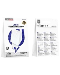 Сетевое зар. устр. Borofone BAS75A 1C 30W белое