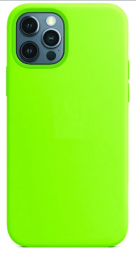 Чехол-накладка  i-Phone 12 Pro Max Silicone icase  №31-3 зеленая