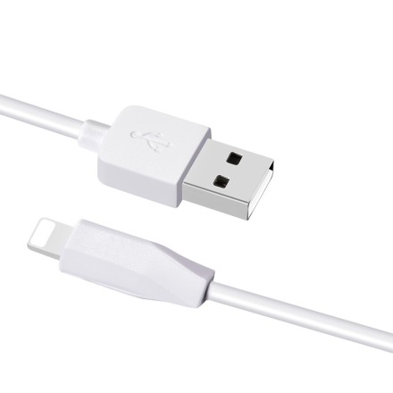  Usb Кабель-зарядка Lightning Hoco X1 Rapid 2.1A 3м силиконовый белый