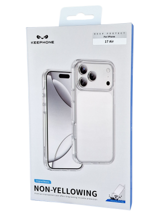  Накладка для i-Phone 17 Air Keephone Non-Yellowing прозрачный