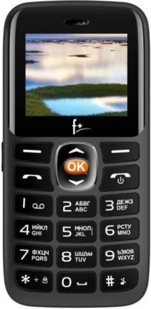  Мобильный телефон F+ Ezzy 4 1.77"/128x160/600mAh/2 SIM/MicroSD/ чёрный