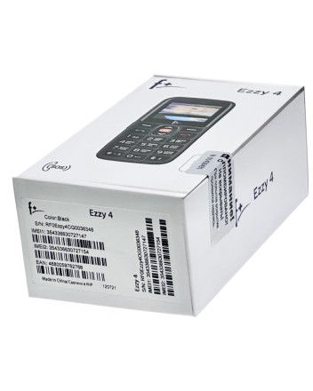  Мобильный телефон F+ Ezzy 4 1.77"/128x160/600mAh/2 SIM/MicroSD/ чёрный