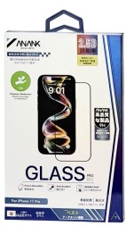 Защитное стекло i-Phone 17 Pro 6.3" Anank 2.5D Full Glass Treatment черное