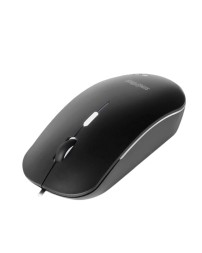 Мышь проводная беззвучная с подсветкой Smartbuy 288-K черная (SBM-288-K)