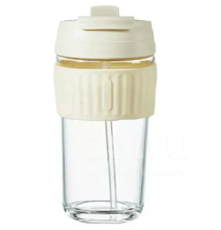 Стеклянный стакан для кофе Quange KF201 бежевый