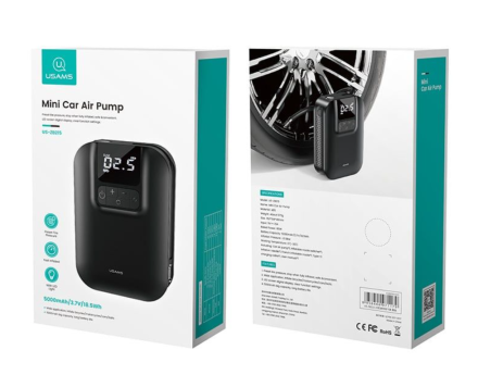  Автомобильный насос Usams US-ZB215 черный