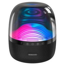 Bluetooth колонка Borofone BP8 Glazed BT5.0/2000mAh/6ч/10Вт/TF/FM/USB/AUX черная